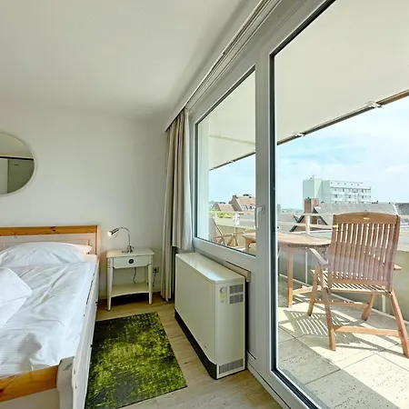 Dreizimmerwhg Im Zentrum Westerland, Hanseatenhaus App 34 Balkon Und Garage 公寓 韦斯特兰