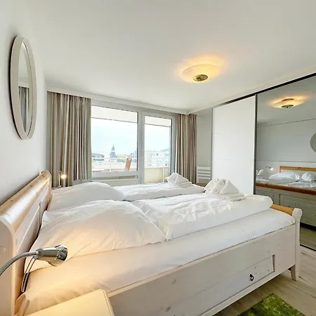 Dreizimmerwhg Im Zentrum Westerland, Hanseatenhaus App 34 Balkon Und Garage 公寓